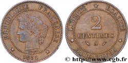 2 centimes Cérès 1891 Paris F.109/17