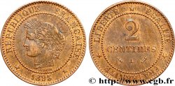 2 centimes Cérès 1895 Paris F.109/21