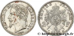 2 francs Napoléon III, tête laurée 1868 Strasbourg F.263/9