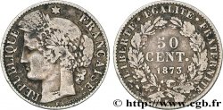 50 centimes Cérès, IIIe République 1873 Bordeaux F.189/6