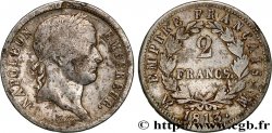 2 francs Napoléon Ier tête laurée, Empire français 1813 Marseille F.255/61