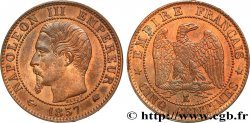 Cinq centimes Napoléon III, tête nue 1857 Bordeaux F.116/41