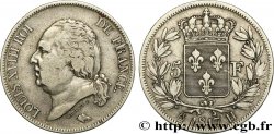 5 francs Louis XVIII, tête nue 1817 La Rochelle F.309/19 VF35