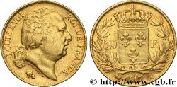 20 francs or Louis XVIII, tête nue 1817 Paris F.519/5