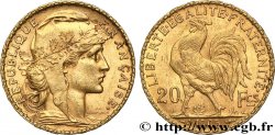 20 francs or Coq, Dieu protège la France 1905 Paris F.534/10