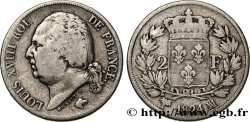 2 francs Louis XVIII 1824 Marseille F.257/60