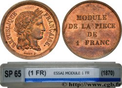 Essai au module de 1 franc de Barre n.d. VG.3767