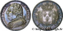 5 francs Louis XVIII, buste habillé 1814 Paris F.308/1 MS