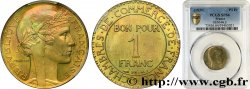 Essai de 1 franc hybride Morlon / Chambres de commerce en bronze-aluminium n.d.  GEM.96 2 MS64 PCGS