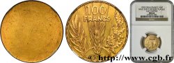Concours de 100 francs or, épreuve uniface de revers de Bazor en Bronze doré 1929 Paris GEM.288 2
