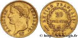 20 francs or Napoléon, tête laurée, Empire français 1809 Bordeaux F.516/3 XF40