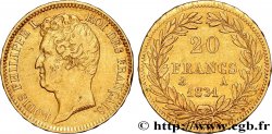 20 francs or Louis-Philippe, Tiolier, tranche inscrite en relief 1831 Paris F.525/2