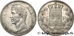 5 francs Charles X, 2e type 1827 Rouen F.311/2