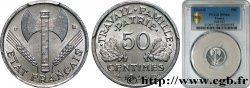 50 centimes Francisque, légère 1944 Beaumont-Le-Roger F.196/5 FDC66 PCGS