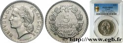 5 francs Lavrillier, nickel 1933 F.336/2