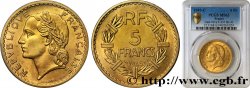 5 francs Lavrillier, bronze-aluminium 1945 Castelsarrasin F.337/6