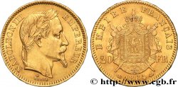 20 francs or Napoléon III, tête laurée 1864 Strasbourg F.532/9 TTB