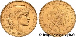 20 francs or Coq, Dieu protège la France 1905 Paris F.534/10