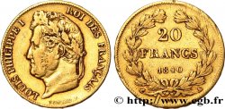 20 francs or Louis-Philippe, Domard 1840 Paris F.527/22