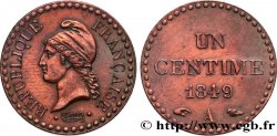 Un centime Dupré, IIe République 1849 Paris F.101/2
