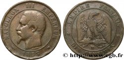 Dix Centimes Napoléon III tête nue 1853 Marseille F.133/8