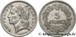 5 francs Lavrillier, aluminium 1945 Beaumont-Le-Roger F.339/4