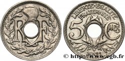 5 centimes Lindauer, petit module 1921 Paris F.122/3