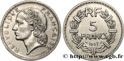 5 francs Lavrillier, nickel 1937 F.336/6