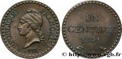 Un centime Dupré, IIe République 1851 Paris F.101/8