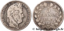 5 francs IIIe type Domard 1847 Paris F.325/14