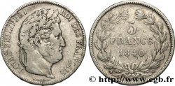 5 francs IIe type Domard 1840 Strasbourg F.324/85