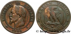 Dix centimes Napoléon III, tête laurée 1864 Strasbourg F.134/14