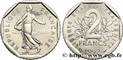 2 francs Semeuse, nickel, BU (Brillant Universel) frappe médaille 1992 Pessac F.272/18