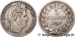 5 francs IIe type Domard 1837 Rouen F.324/62