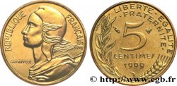 5 centimes Marianne, BU (Brillant Universel) 1999 Pessac F.125/43