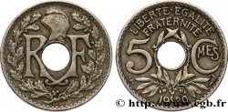 5 centimes Lindauer, petit module 1920 Paris F.122/2