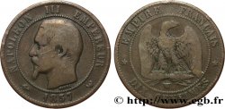 Dix centimes Napoléon III, tête nue 1857 Lille F.133/46
