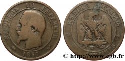 Dix centimes Napoléon III, tête nue 1857 Lille F.133/46