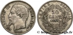 50 centimes Napoléon III, tête nue 1862 Paris F.187/16