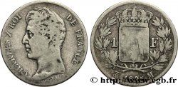 1 franc Charles X, matrice du revers à cinq feuilles 1825 Toulouse F.207/9 VF