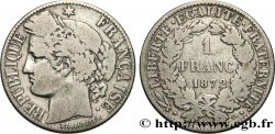 1 franc Cérès, IIIe République 1872 Paris F.216/5