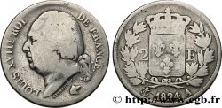 2 francs Louis XVIII 1824 Paris F.257/51