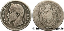2 francs Napoléon III, tête laurée 1866 Strasbourg F.263/2