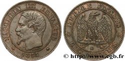 Deux centimes Napoléon III, tête nue 1855 Strasbourg F.107/23