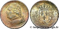 5 francs Louis XVIII, buste habillé 1814 Bayonne F.308/8