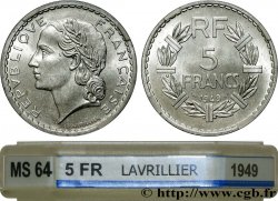5 francs Lavrillier, aluminium 1949 F.339/17