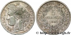 5 francs Cérès, IIe République, Main/Main 1849 Paris F.327/2