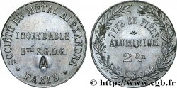 Essai Société du métal Alexandra au module de 5 centimes n.d. Paris Maz.2330