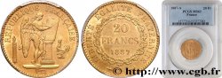 20 francs or Génie, Troisième République 1887 Paris F.533/10