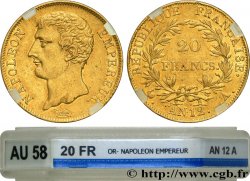 20 francs or Napoléon Empereur, buste intermédiaire 1804 Paris F.511/1 VZ58 GENI